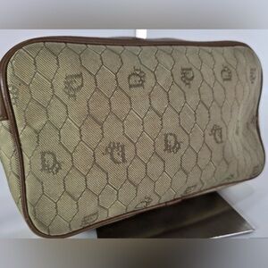 Vintage Christian Dior Honeycomb Second Purse Clutch Wristlet, Authentic
